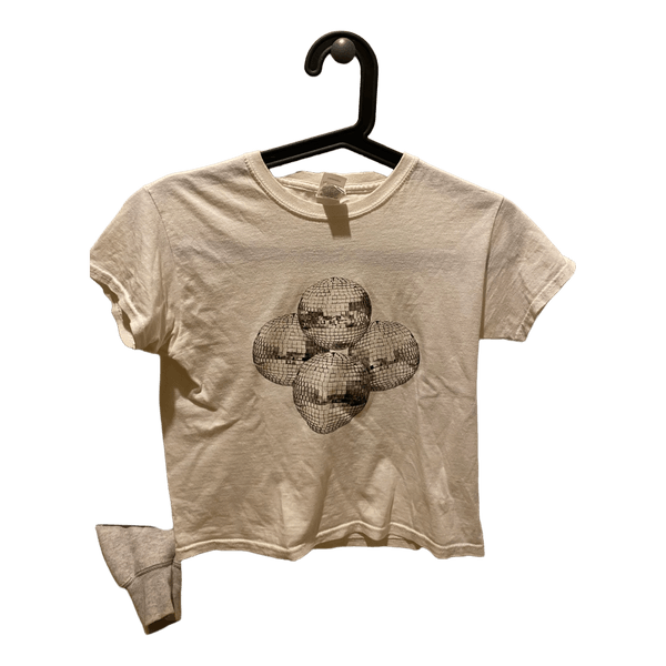 Hvid t-shirt med motiv