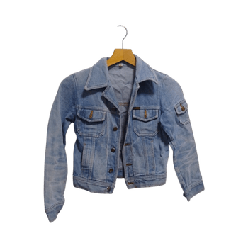 Vaaleansininen farkkutakki