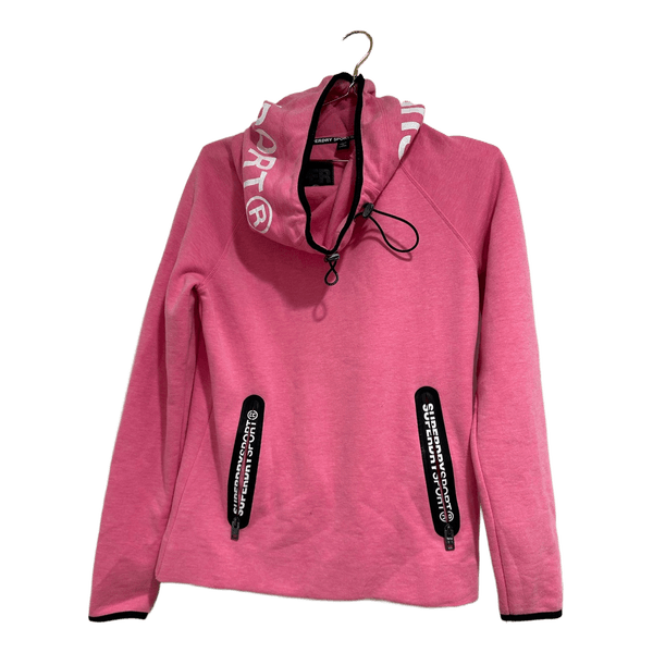 Pink Superdry Sport sweatshirt