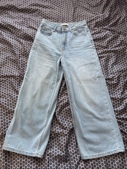 Cropp blue wide jeans