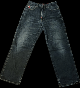 Vintage Eckö Dark Wash Jeans – W30 / EU 46 – Baggy/Comfortable Fit