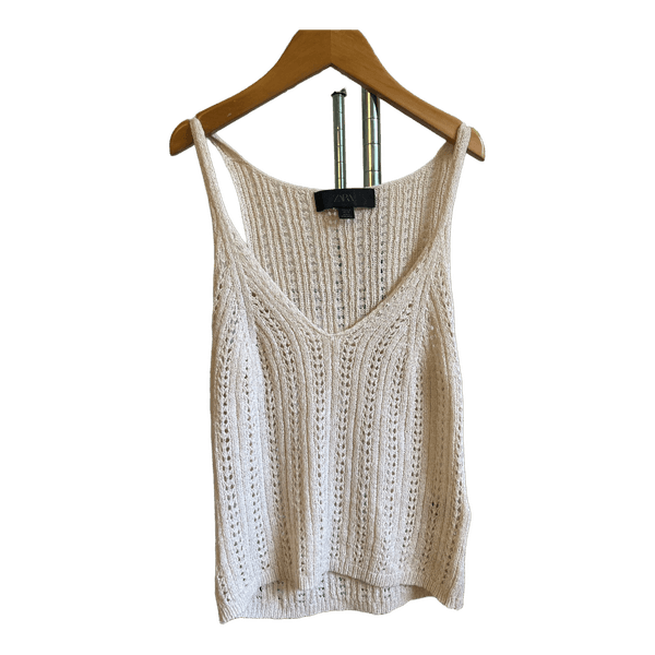Beige strikket top