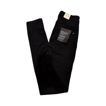 Musta korkeavyötäröiset farkut