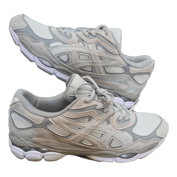 Asics Gel Nyc Cloud Grey Cream Trainers
