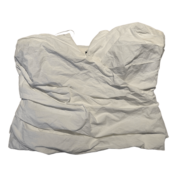 White zara top