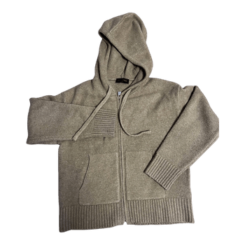 Zara beige knit hoodie