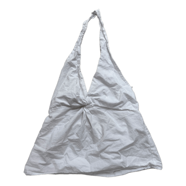 Hvid halterneck top