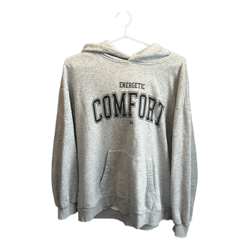 Grey graphic hoodie