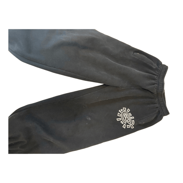 Black branded sweatpants