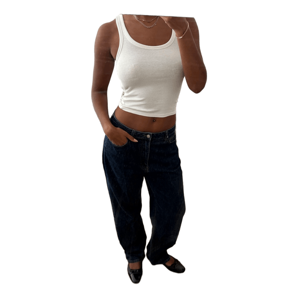 Mørkeblå jeans