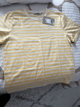 Yellow striped t-shirt Marimekko