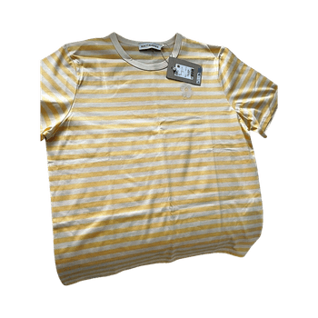 Yellow striped t-shirt Marimekko
