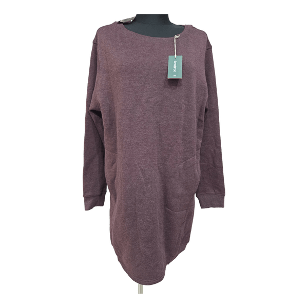 Tentree fleece crew dress