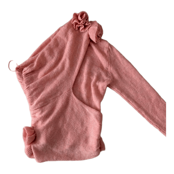 Pink one-shoulder top