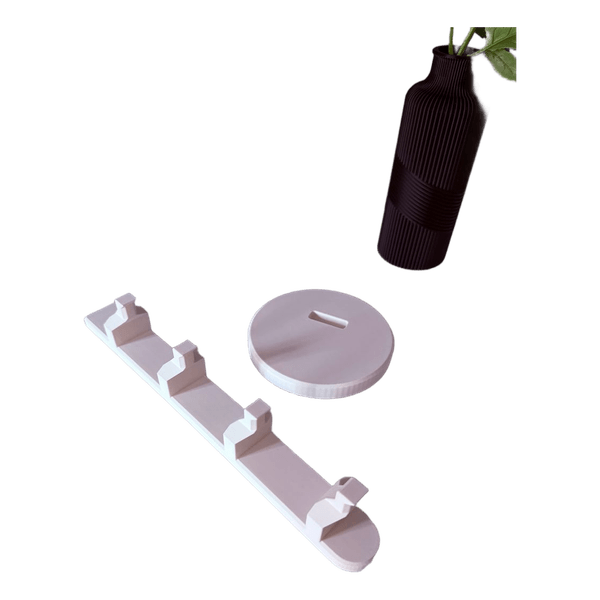 White sunglasses display stand