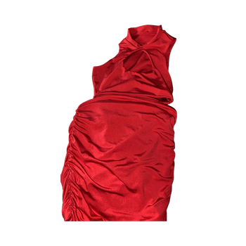 Punainen toppi ja hame