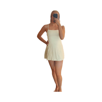 Vaalea minimekko