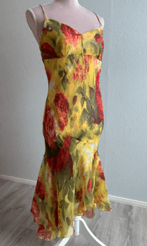 Floral beaded dress