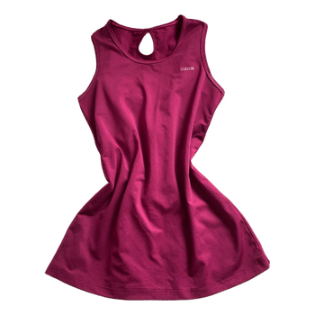 Pink sleeveless sports top