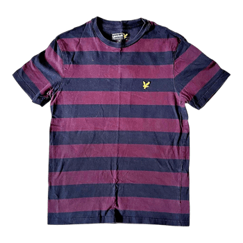 Lyle & Scott raidallinen t-paita