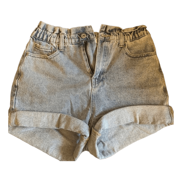 Lyseblå denimshorts