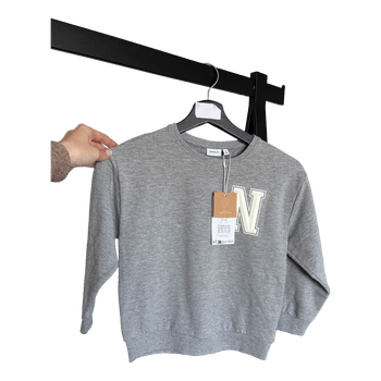 Grey organic cotton sweatshirt