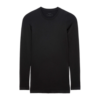 Black long-sleeve shirt
