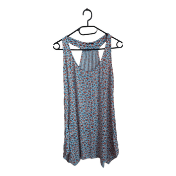 Floral racerback tank top