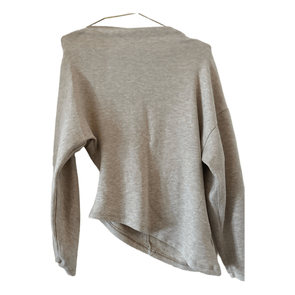 Beige langærmet trøje