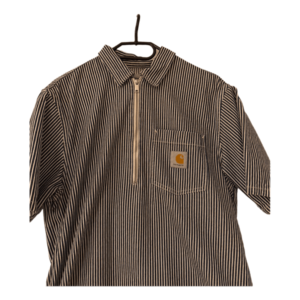 Carhartt stribet kortærmet skjorte