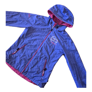 Purple windbreaker jacket