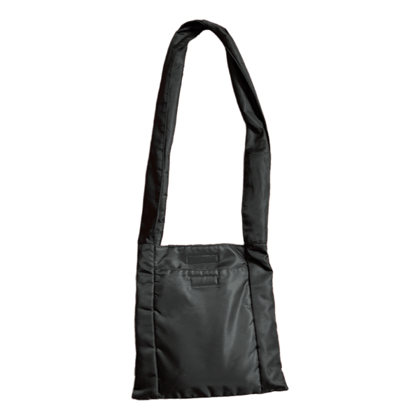 Black crossbody shoulder bag
