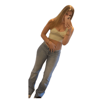 Ljusgrön croptop