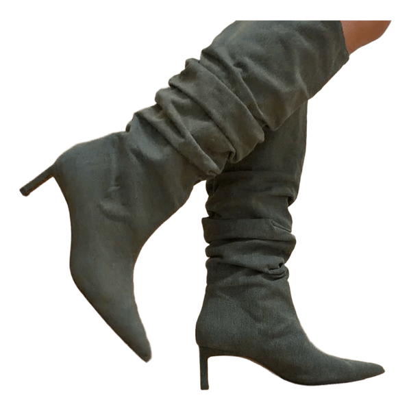 Zara Denim Stiefel Neu