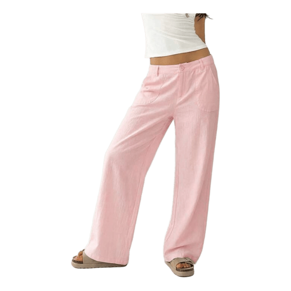 Pink wide leg trousers