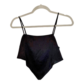 Black handkerchief cami top