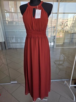 Vila burgundy maxi dress