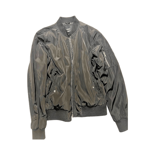 Black bomber jacket