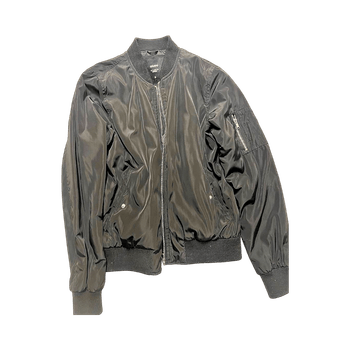 Black bomber jacket