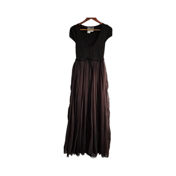 SPORTMAX silk maxi dress 