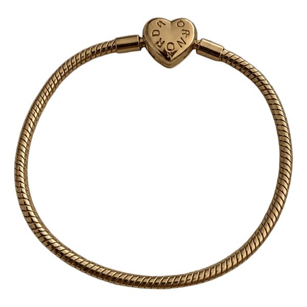 Pandora gold snake chain bracelet