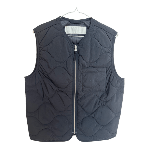 Sort Arket quiltet vest