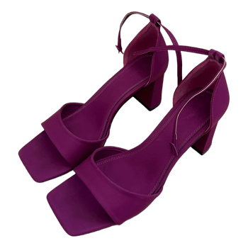 Reserved purple block heels