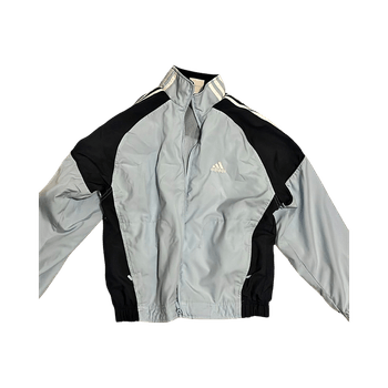 Blue and black sports jacket