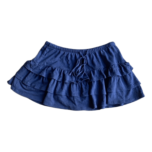 Gina Tricot blå mininederdel