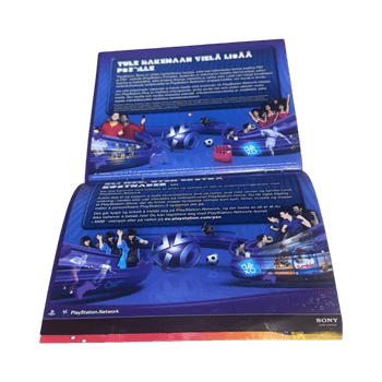 PS3 Playstation Network mainos vihko / flyer PSNSca2011