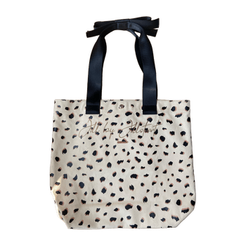 Animal print tote