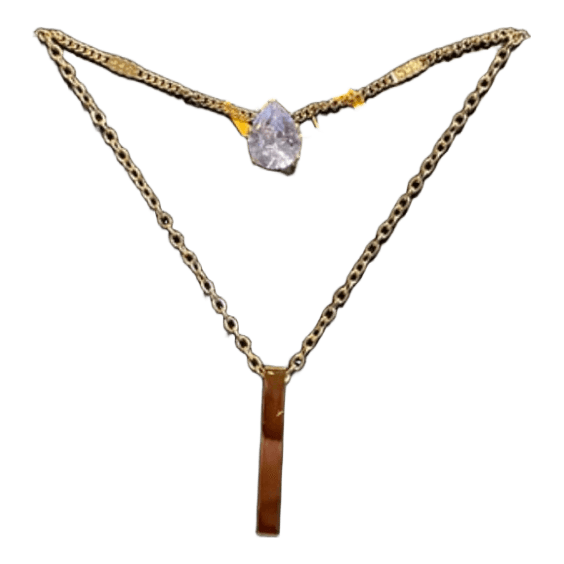 Gold layered pendant necklace