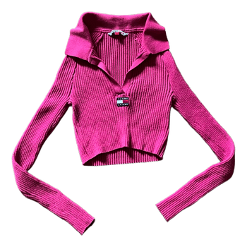 Pink Tommy Jeans sweater
