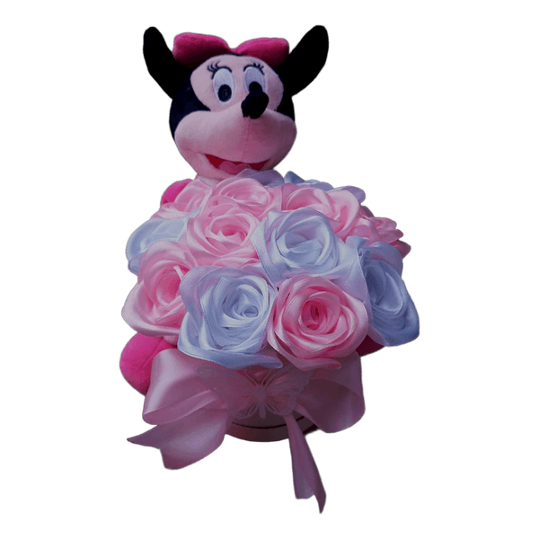 Minnie mouse rožių puokštė